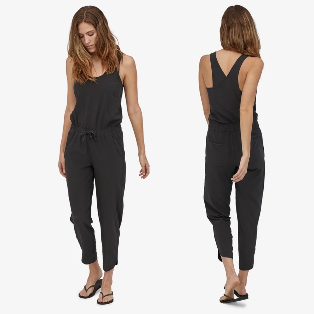 (NWT) Patagonia Women's Fleetwith Romper (Medium, Black)